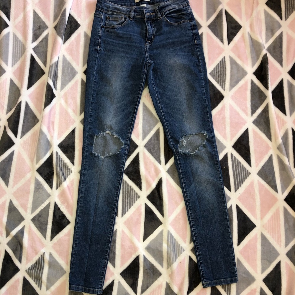 Refuge ripped skinny jeans